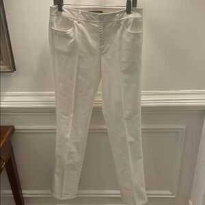 Lafayette 148 New York White Pants